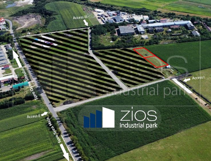 Teren industrial de vânzare intravilan, PUZ, utilități, drum asfaltat - 7