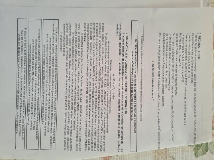 Proprietar vand parcele teren intravilan Ranca - 9