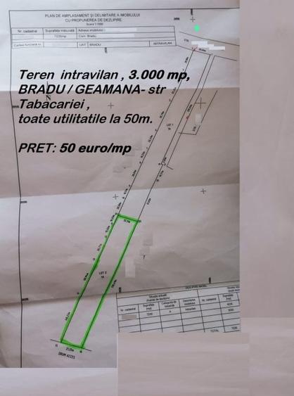 Terenuri Bradu, diverse suprafete - 9