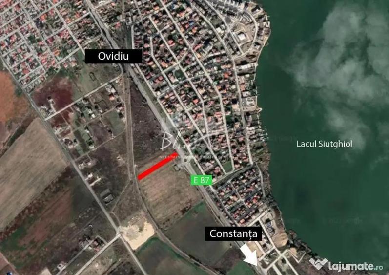 Teren intravilan 2.500 mp Ovidiu, deschidere la DN2A - 1