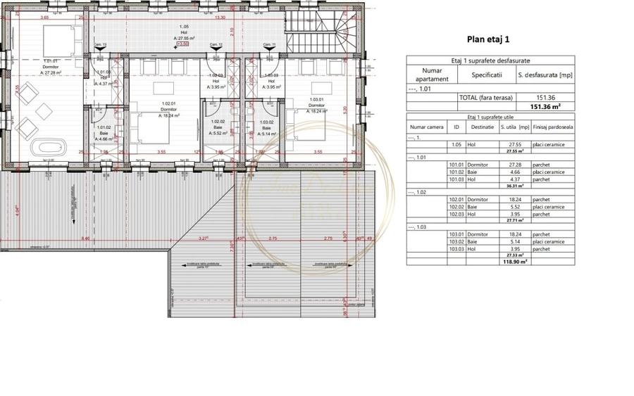 Teren cu proiect in curs de autorizare, la 500m de partia Marisel - 7
