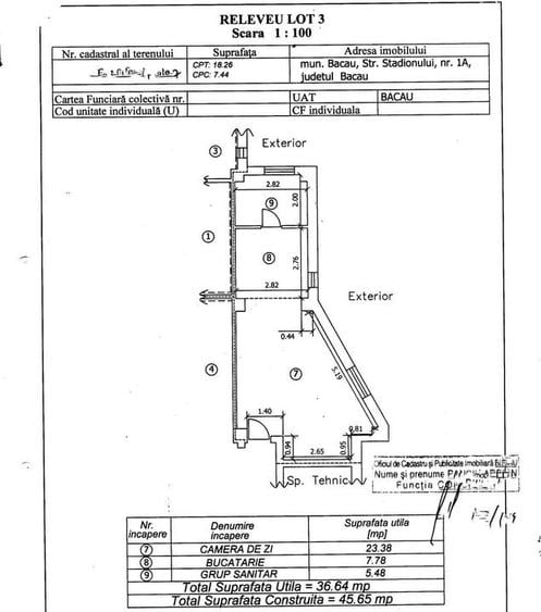 Garsonieră open-space de închiriat - 14