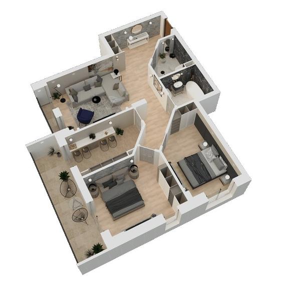 3 CAMERE  NOU  | STADION | PREDARE IMEDIATA | TVA INCLUS - 14