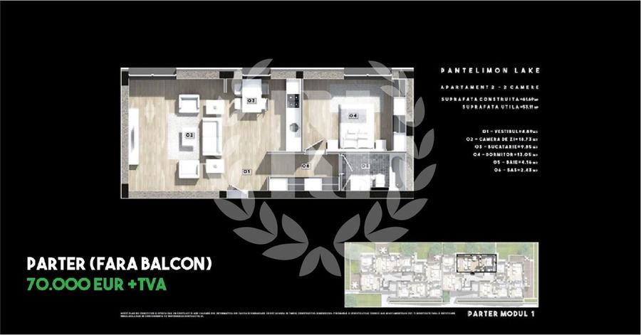 APARTAMENT 2 CAMERE BLOC FINALIZAT - 1