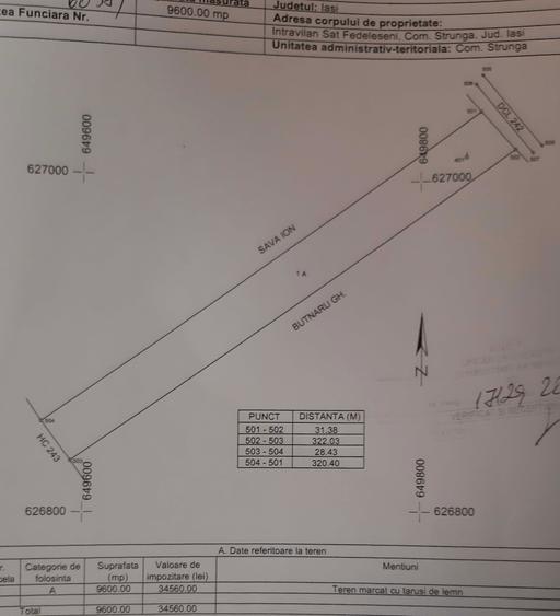 Vind teren in Fedeleseni-Strunga, Iasi - 3