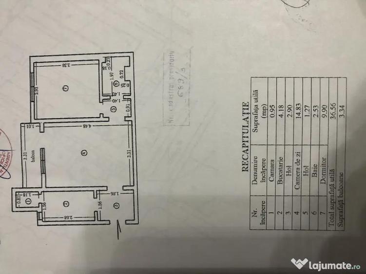 Vand apartament 2 camere central - 3