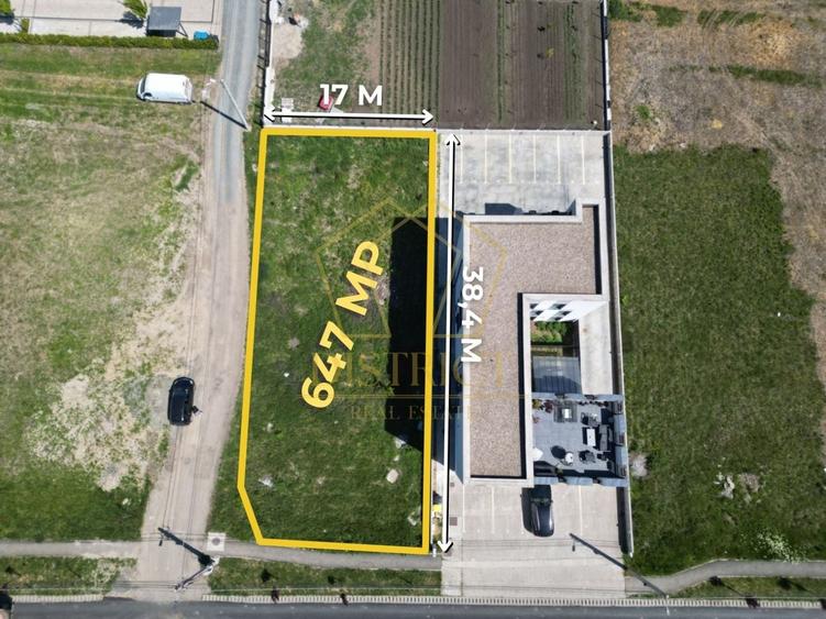 Teren Construcții intravilan de 647 mp, în Dumbrăvița