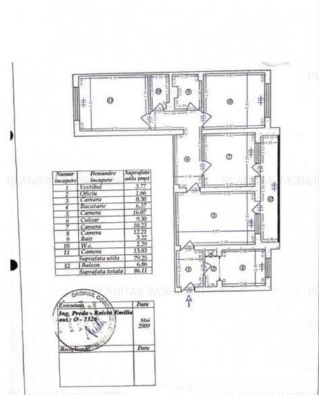 Apartament cu 4 camere semidecomandat, mobilat în Drumul Taberei