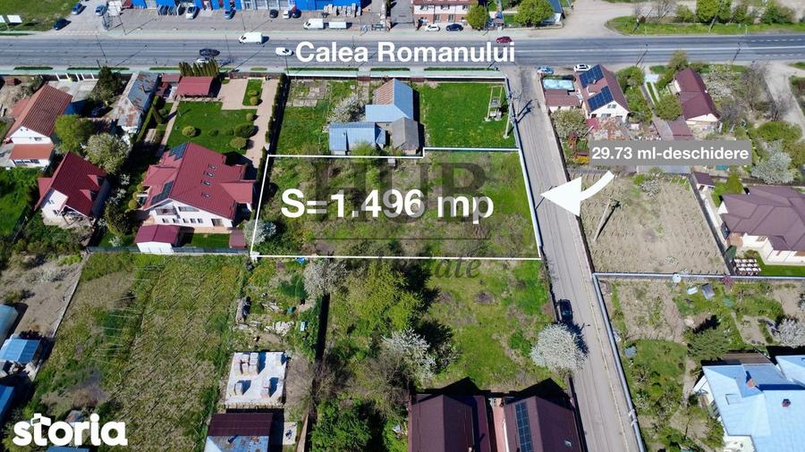 Teren de 1496 mp, în Șerbănești