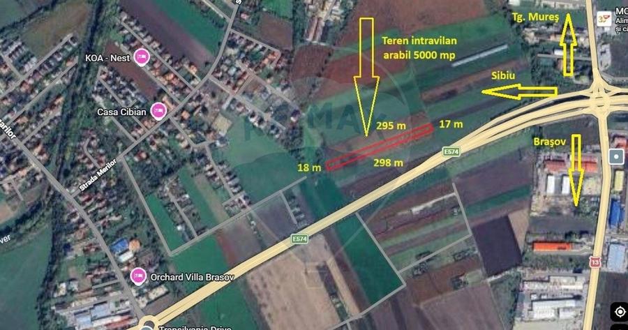 Teren intravilan, 5000 mp, Stupini, str Pomiculturii - 1