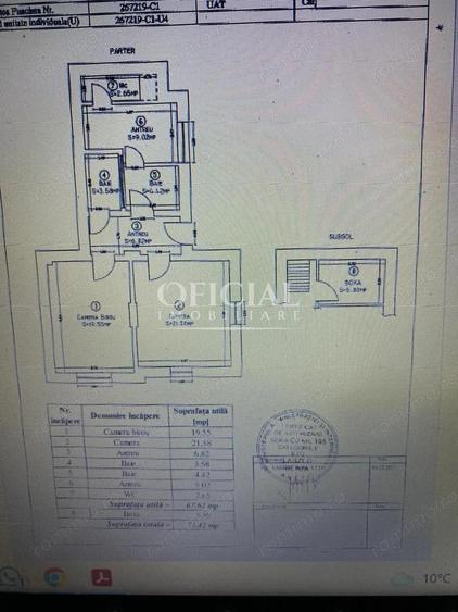 Spatiu De Birouri | 68 Mp | 2 Camere | Parcare | Zona Piata Cipariu - 3
