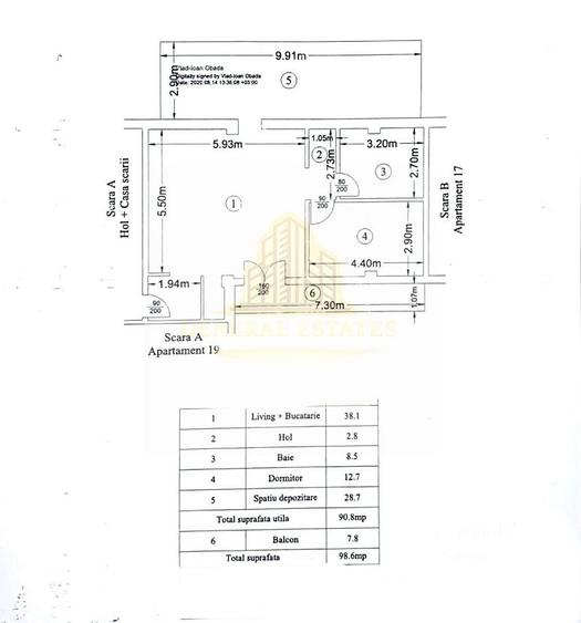 Vânzare apartament spațios- 98 mp-Valea Adâncă- Parcare Cadou - 16