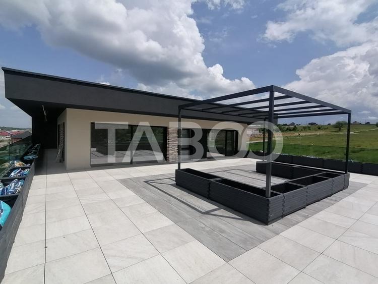 Casa moderna de inchiriat 5 camere cu teren si piscina Cisnadie - 8