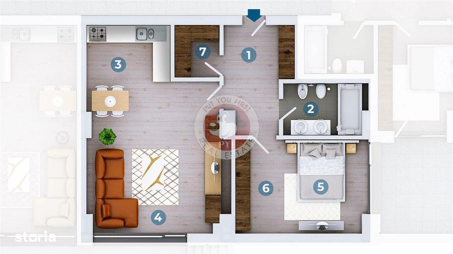 Parc Verdi | 2 camere | lux | 90mp | Constructie noua | B12968 - 7
