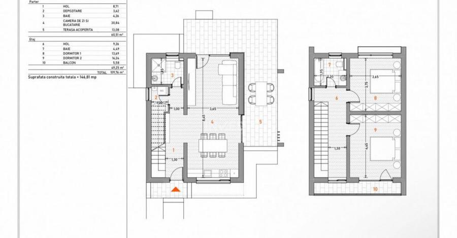 *Vila Bucium-Vi?an* - 650mp teren - *toate utilita?ile* - 18