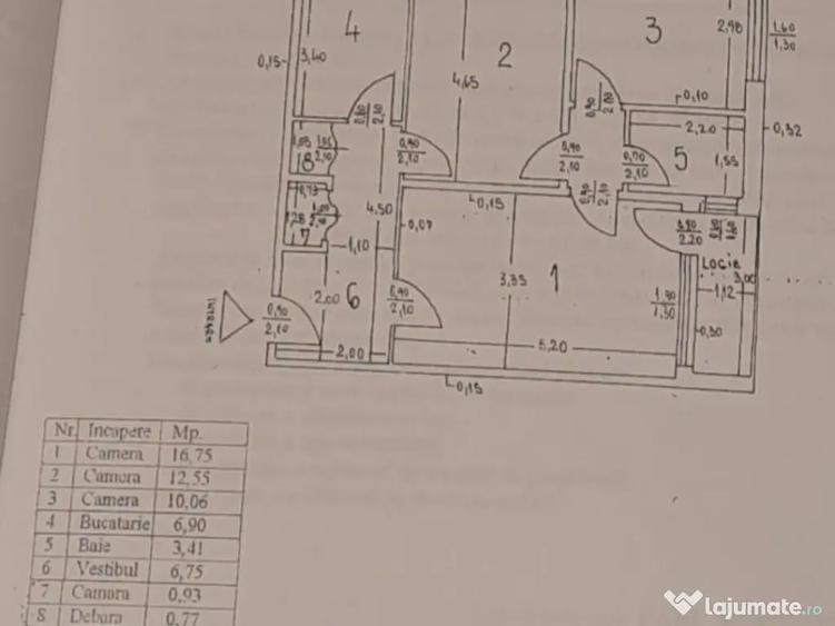 Apartament 3 camere, mobilat, utilat, Drumul taberei - 1