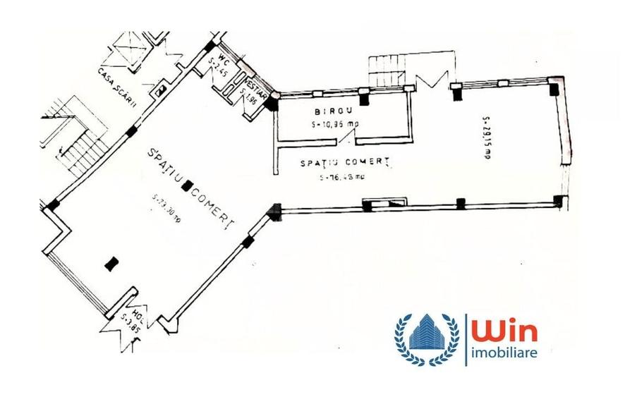 Spatiu comercial  140mp | Contract inchiriere activ | Piata Marasti! - 2