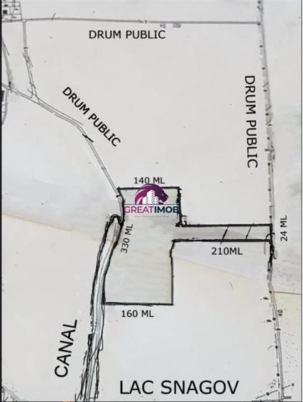 Teren 55.500 mp Snagov Lac - 1