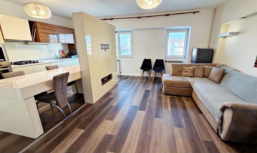 Independentei - vis-a-vis UMF, 3 camere mobilat si utilat - 3