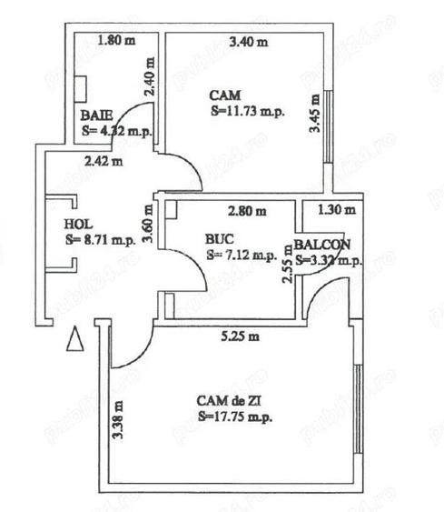 Apartament 2 camere zona Tomis Nord