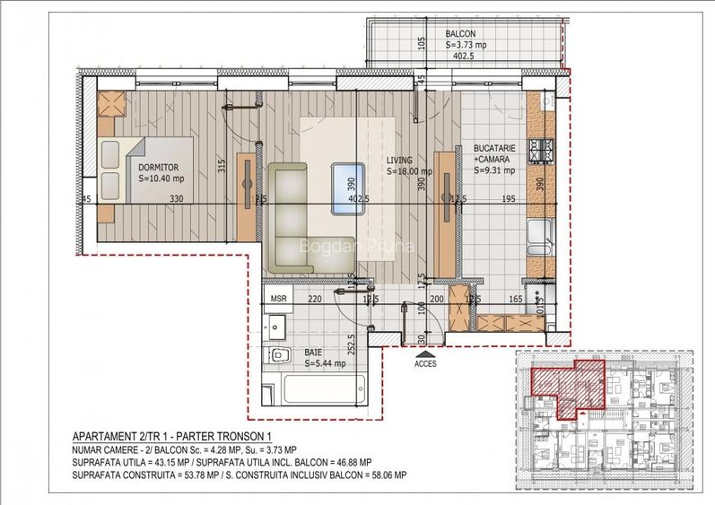 Titan Pallady | Centrala termica proprie | Metrou Teclu 12 min