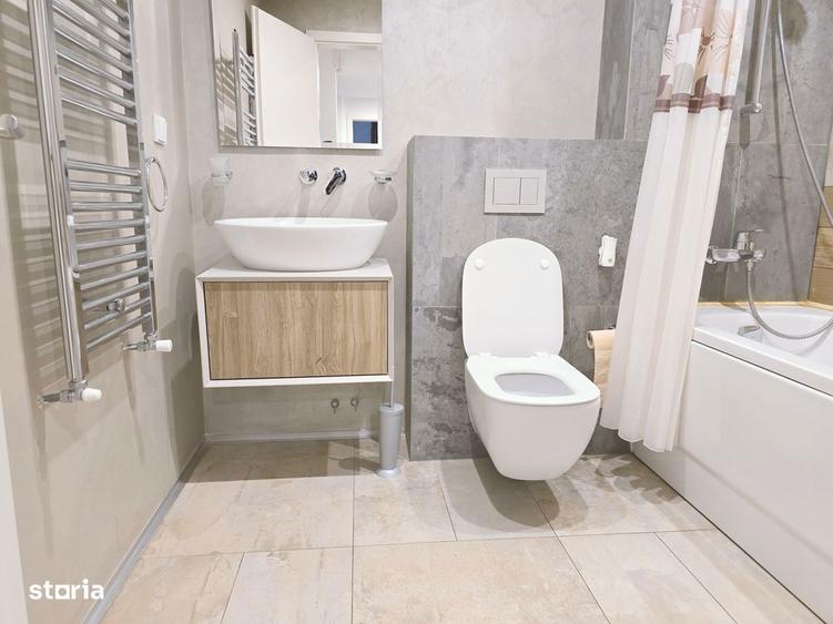 Chirie apartament 3 camere zona Coresi bloc nou cu 2 bai si parcare - 14