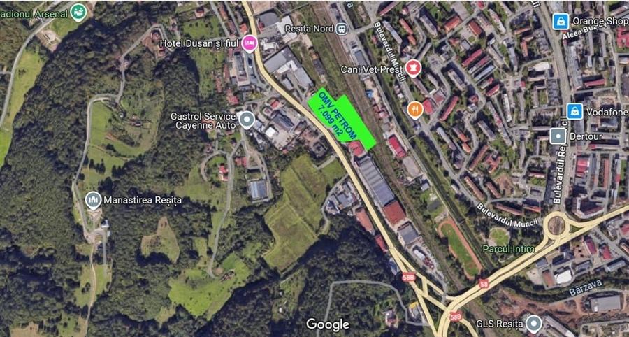 Teren de vanzare in Resita_OMV Petrom - 1