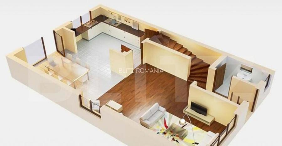 Duplex cu 4 camere, situat in Blaj
