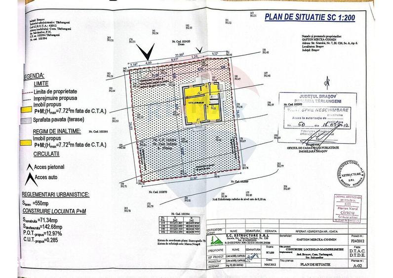 Casa 4 camere cu teren 550 mp Zona Izvor, Tarlungeni - 1