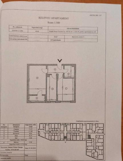 Mihai Bravu, metrou 2 minute, parcare la subsol, centrala, bloc 2015 - 3