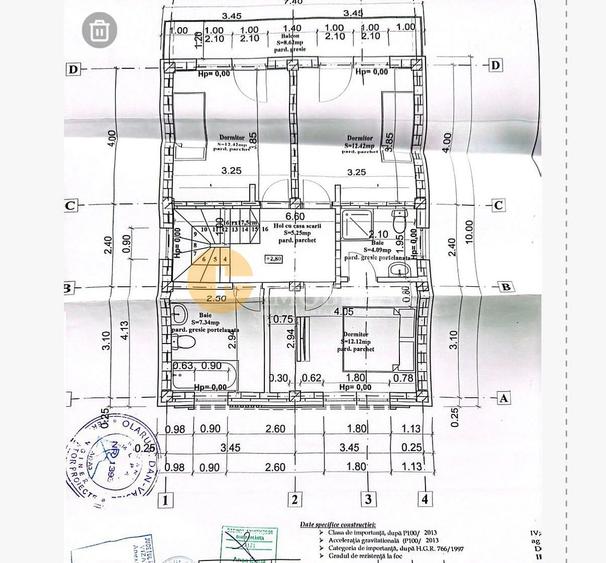 Casă individuală cu 4 camere cu Canalizare în Valea Adâncă