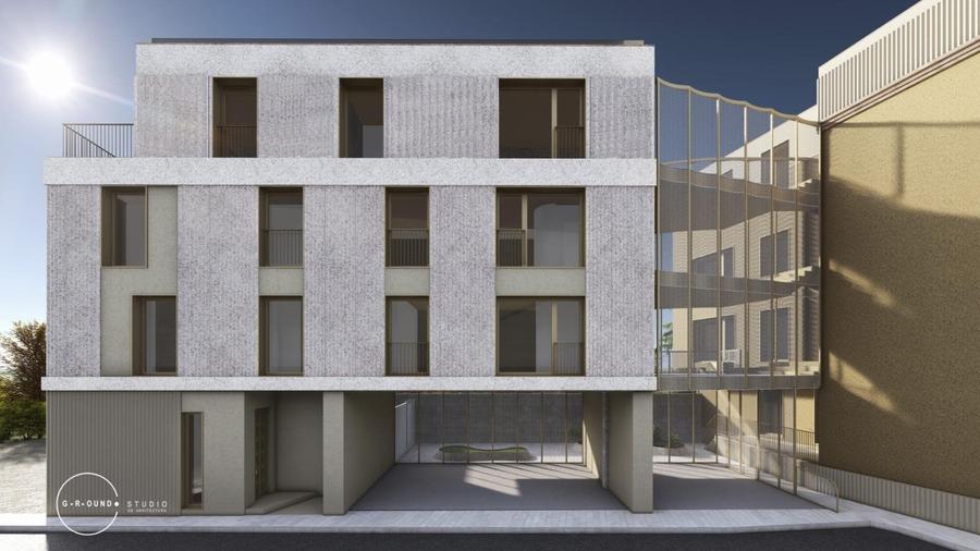 CLADIRE VECHE DE CONSOLIDAT + CONSTRUCTIE CORP NOU CU AUTORIZATIE DE CONSTRUIRE - 3