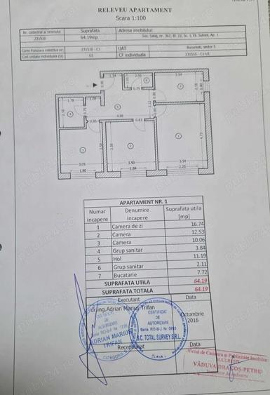 3 Camere DECOMANDAT Confort Urban Bloc 2016 Salaj Sector 5 - 4