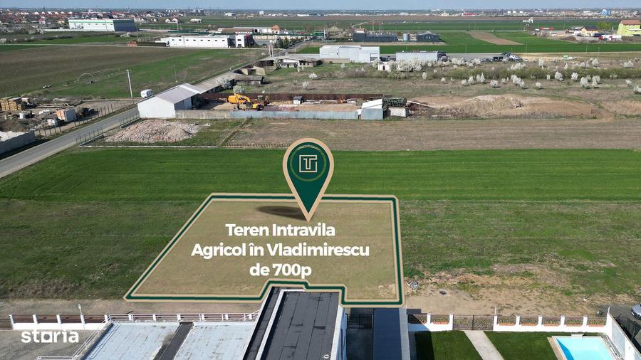 Teren de 700 mp, în Vladimirescu