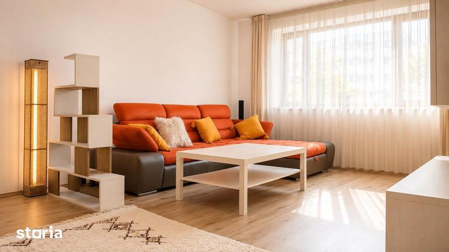 Apartament cu 3 camere, mobilat în Băneasa
