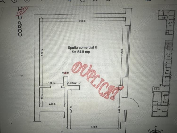 Spațiu comercial, de 55 mp, în Militari