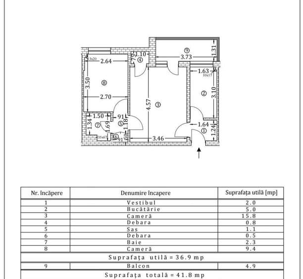 Amzei I 2 camere I 42 mp I Ultracentral I Reabilitat I Ideal Investitie - 1