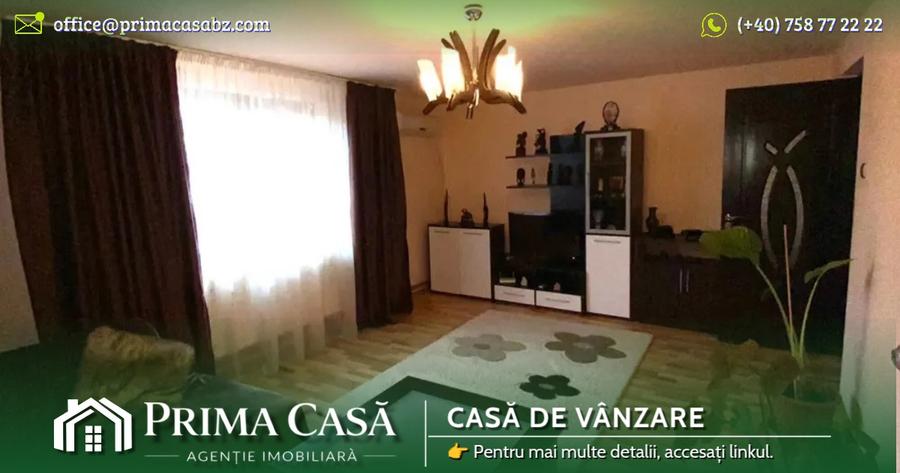 Casa de vanzare ~ Maracineni/BZ ~ teren 1000mp ~ Pret: 110.000€ neg. - 1