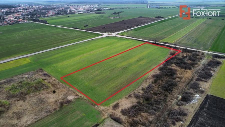 Teren de 25000 mp, în Est