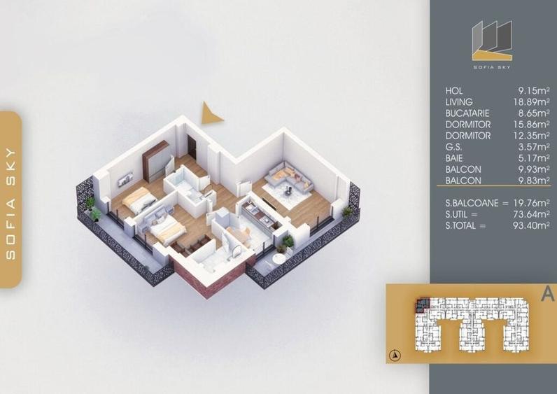 Apartament 3 camere SUPERB,Finalizat,Metrou Nicolae Teclu 8min - 6