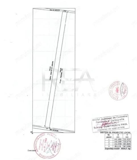 Teren pretabil constructii industriale Drum intre Tarlale - 1