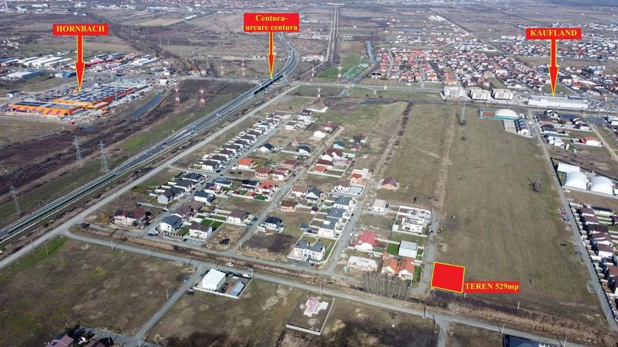 529mp - Teren Mosnita - langa Kaufland - toate utilitatile - 1