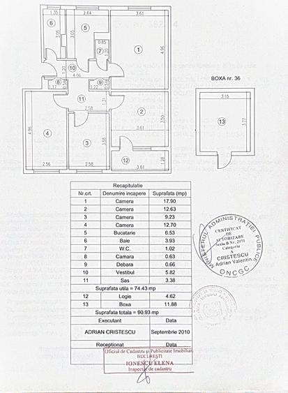 Apartament 4 camere decom - Jean Steriadi – Boxa in propriet 12 mp ZERO COMISION - 8