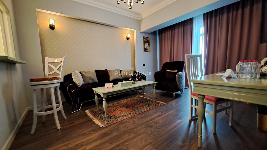 Apartament cu 2 camere semidecomandat, mobilat în Băneasa
