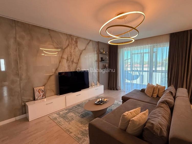De închiriat apartament modern cu 3 camere + dressing, 2 băi, balcon – Voluntari