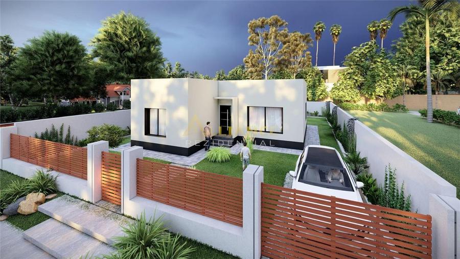 Casa parter- 3 camere - 375mp teren - incalzire pardoseala - geamuri tripan - 1