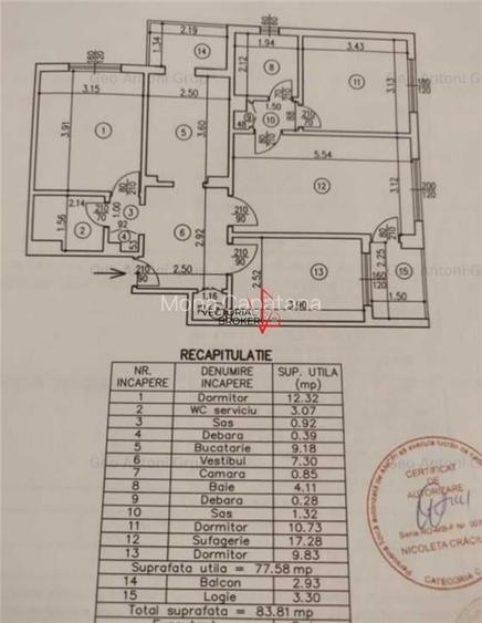 Apartament Spațios cu 4 Camere | Etaj 5/8 | Bloc Reabilitat cu Lifturi | Co