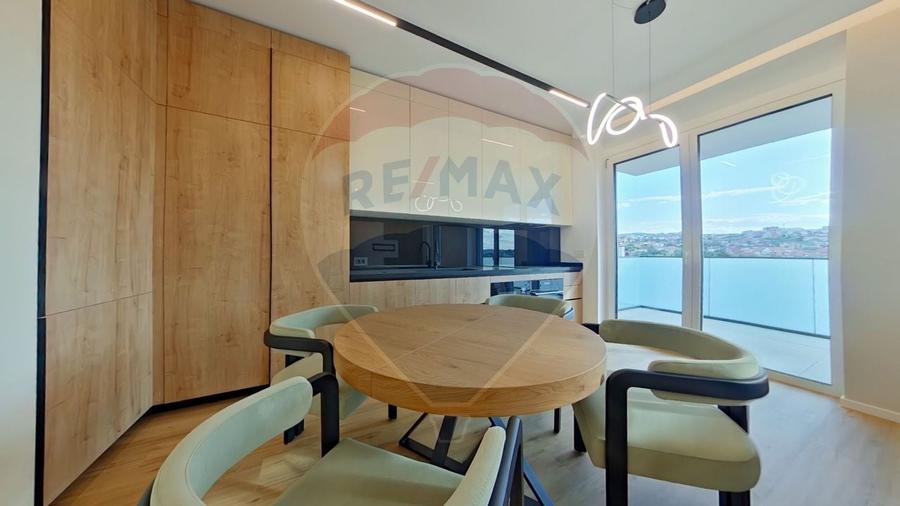 Penthouse confort lux pe 2 nivele, 2 terase panoramice, 4 cam 120mp. - 3
