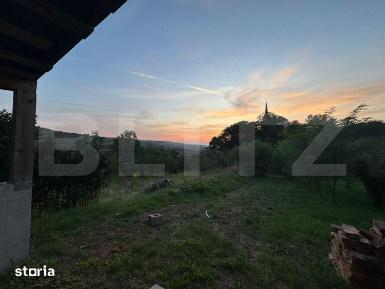 Casă cu 3 camere cu Teren 1600 Mp în Ațintiș
