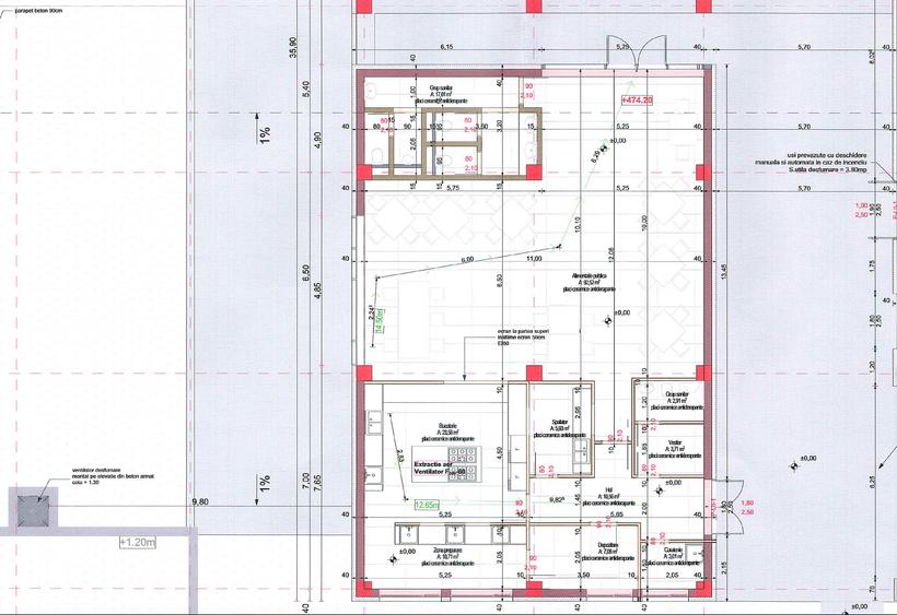 Spatiu comercial 180 mp alimentatie publica cu terasa 150 mp Europa - 4